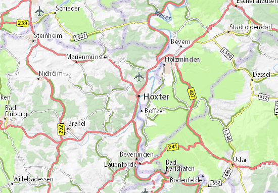 Höxter Map