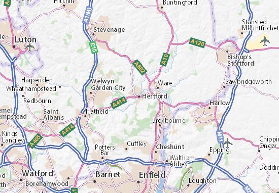 Hertford Map