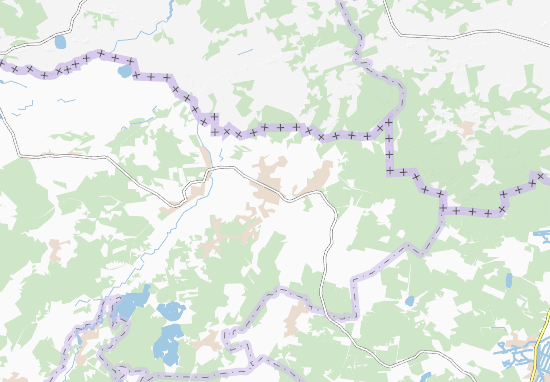 Karte Stadtplan Sernyky