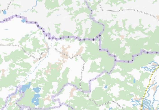 Karte Stadtplan Vychivka