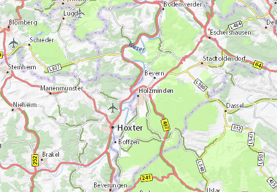 Holzminden Map