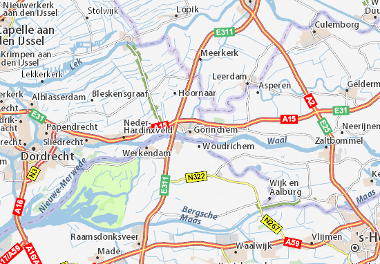 Gorinchem Map