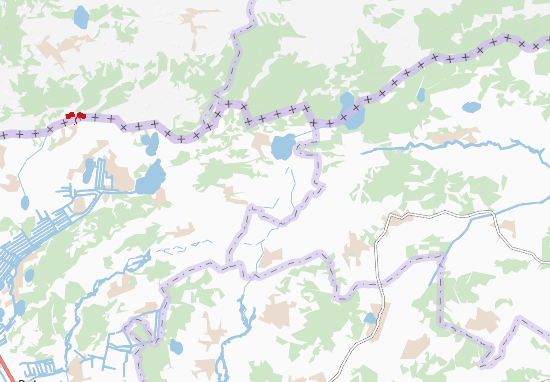Karte Stadtplan Zalukhiv