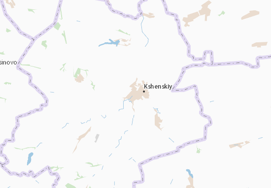 Mapa Kshenskiy