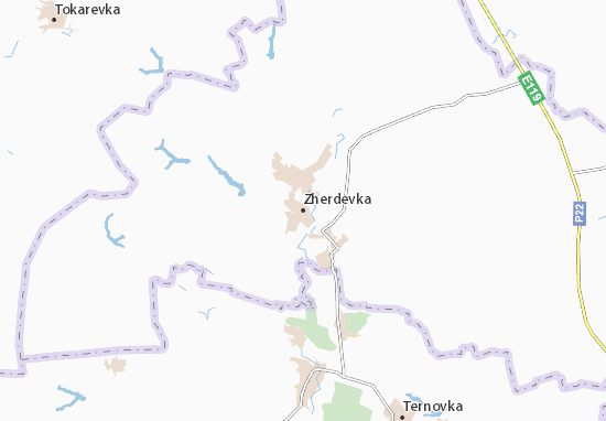 Mapa Zherdevka
