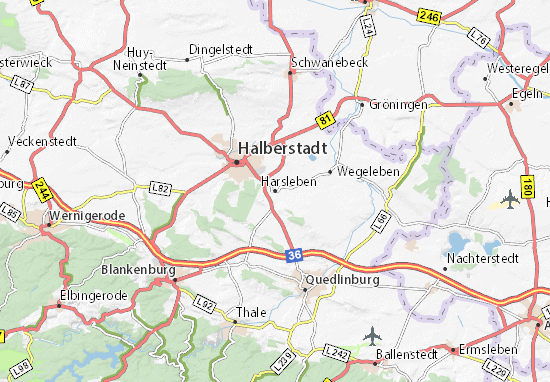 Harsleben Map