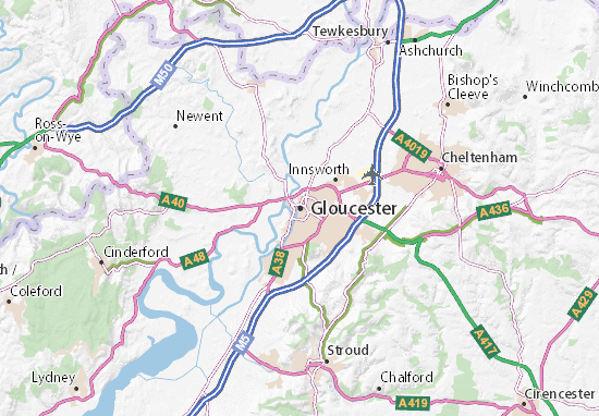 Carte-Plan Gloucester