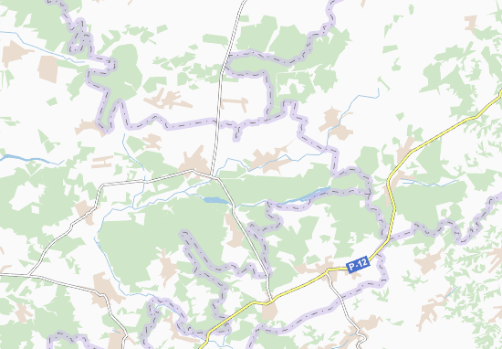 Mapa Komsomol&#x27;s&#x27;ke