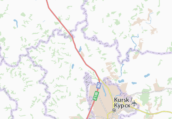 Kaart Plattegrond Nizhnyaya Medveditsa
