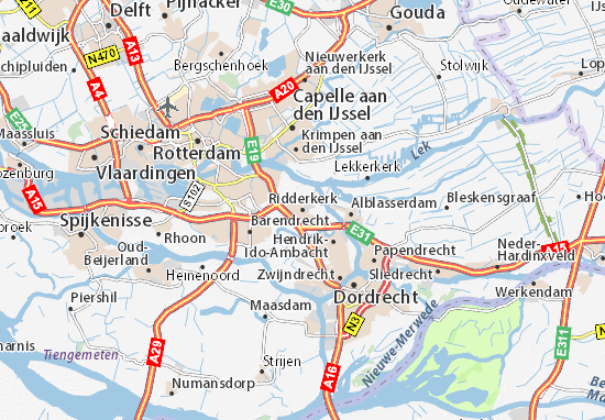 Mapa Plano Ridderkerk