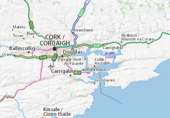 Carte-Plan Passage West