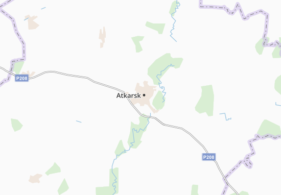 Karte Stadtplan Atkarsk