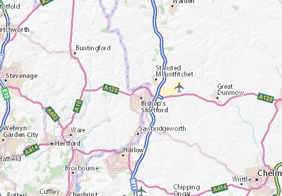 Bishop&#x27;s Stortford Map