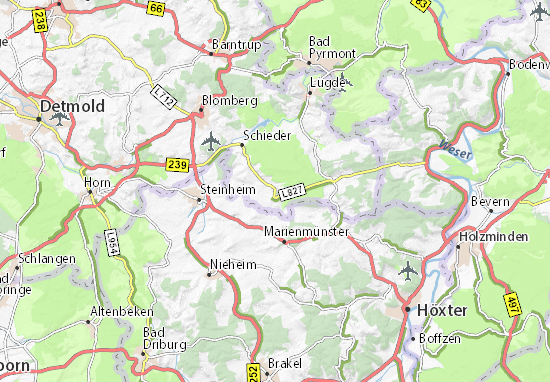 Kaart Plattegrond Schwalenberg