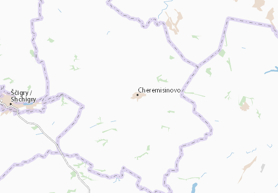 Kaart Plattegrond Cheremisinovo