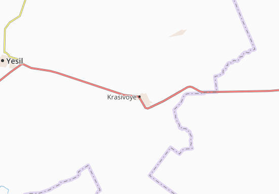 Mapa Krasivoye