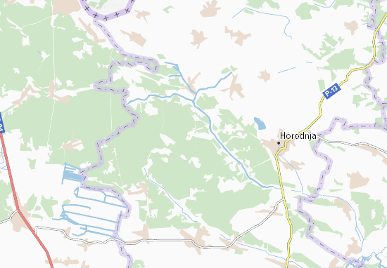 Karte Stadtplan Lyutizh