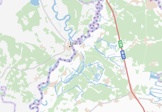 Zaderiivka Map