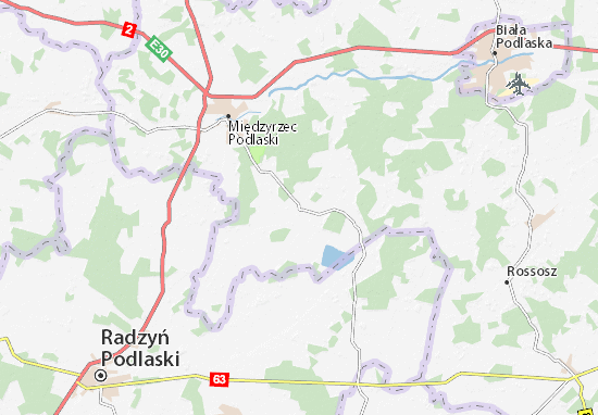 Karte Stadtplan Drelów