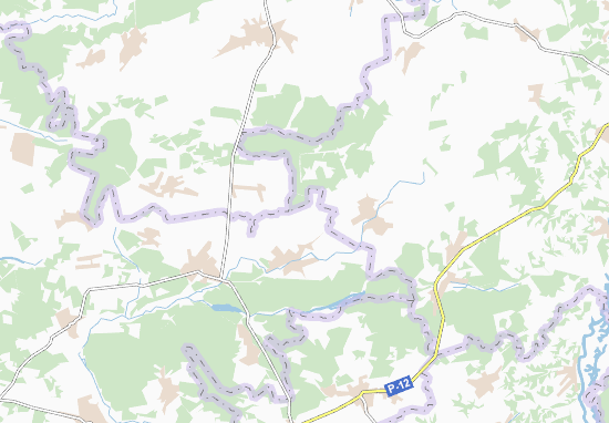 Karte Stadtplan Bobryk