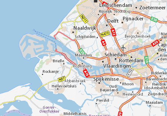 Maassluis Map