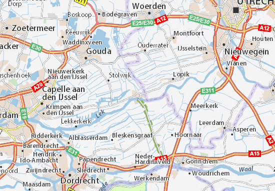 Schoonhoven Map