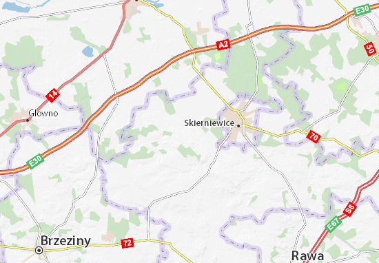 Karte Stadtplan Maków