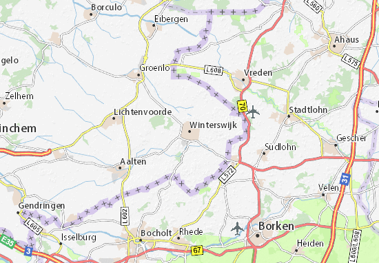 Karte Stadtplan Winterswijk