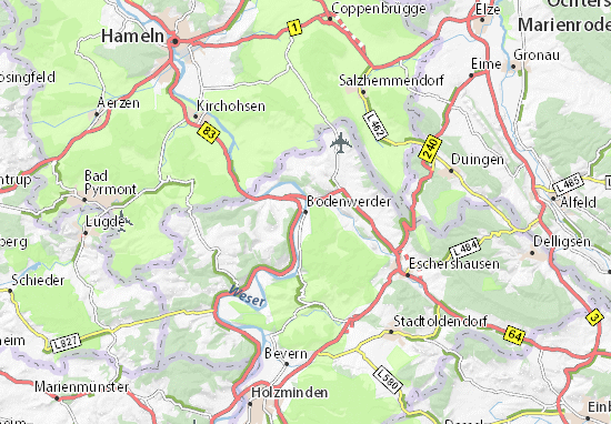 Bodenwerder Map