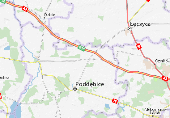 Karte Stadtplan Wartkowice