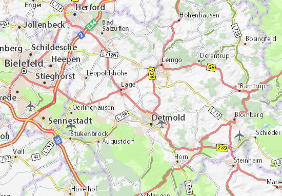 Karte Stadtplan Heiden
