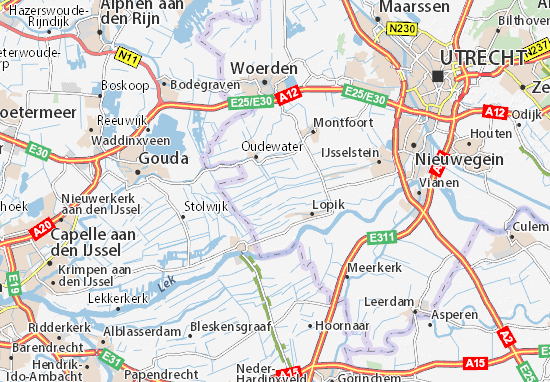 Polsbroekerdam Map