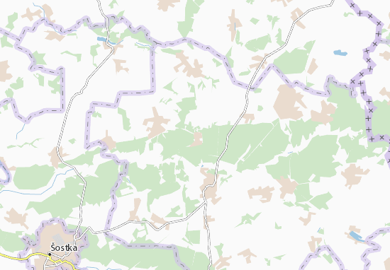 Karte Stadtplan Bilytsya