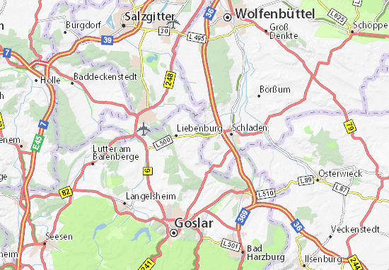 Kaart Plattegrond Neuenkirchen