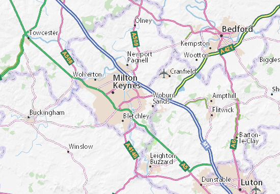 Milton Keynes Map