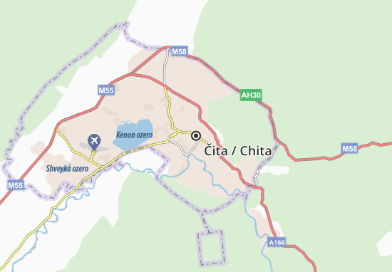 Mapa Čita