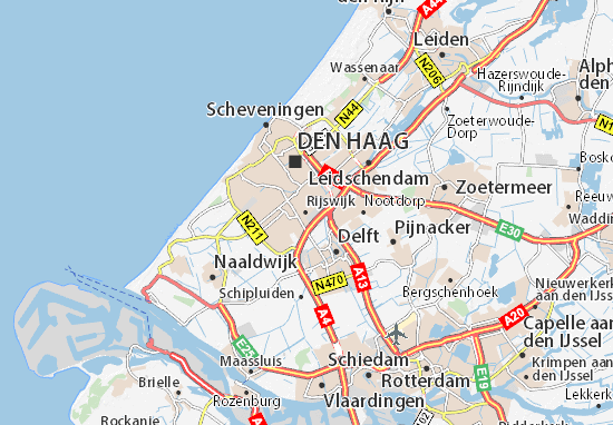 Kaart Plattegrond Rijswijk