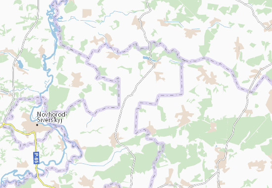 Kaart Plattegrond Kaliivka