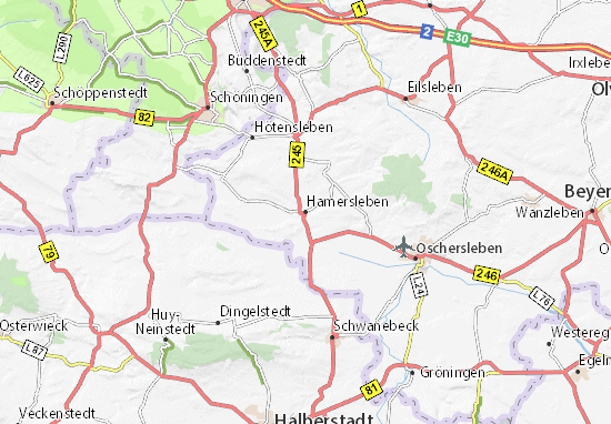 Mapas-Planos Hamersleben
