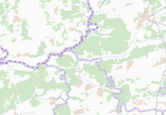 Karte Stadtplan Baranivka