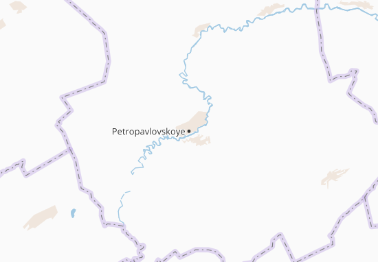 Kaart Plattegrond Petropavlovskoye
