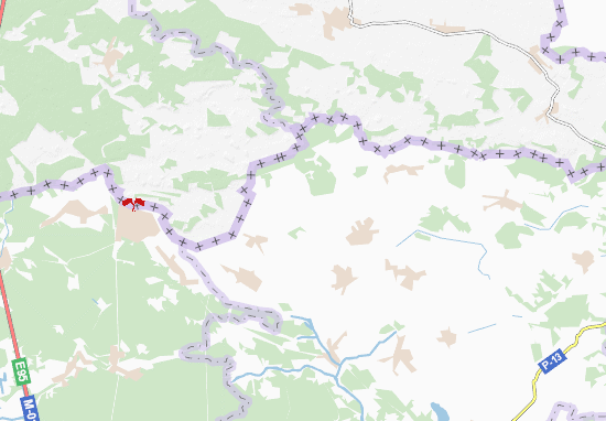Mapa Karpivka