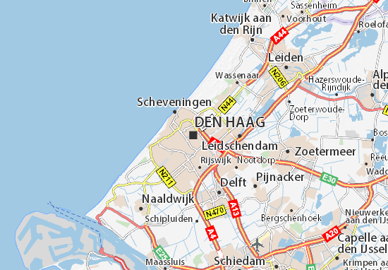 Mapa Plano Den Haag