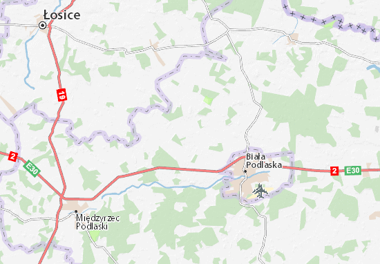 Karte Stadtplan Łukowce