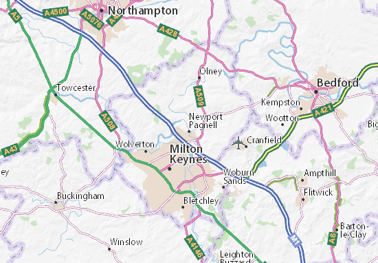 Newport Pagnell Map