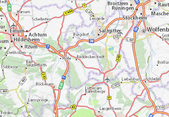 Groß Elbe Map