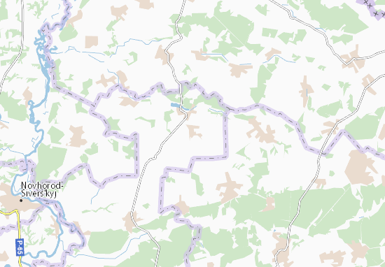Karte Stadtplan Vovna