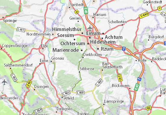 Diekholzen Map