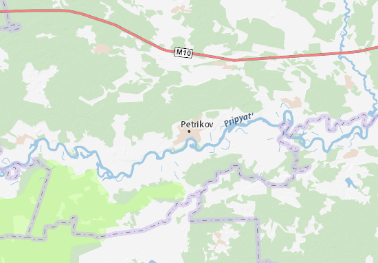 Mapa Petrikov
