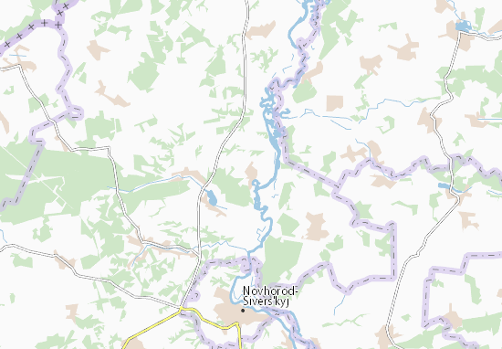 Karte Stadtplan Liskonohy